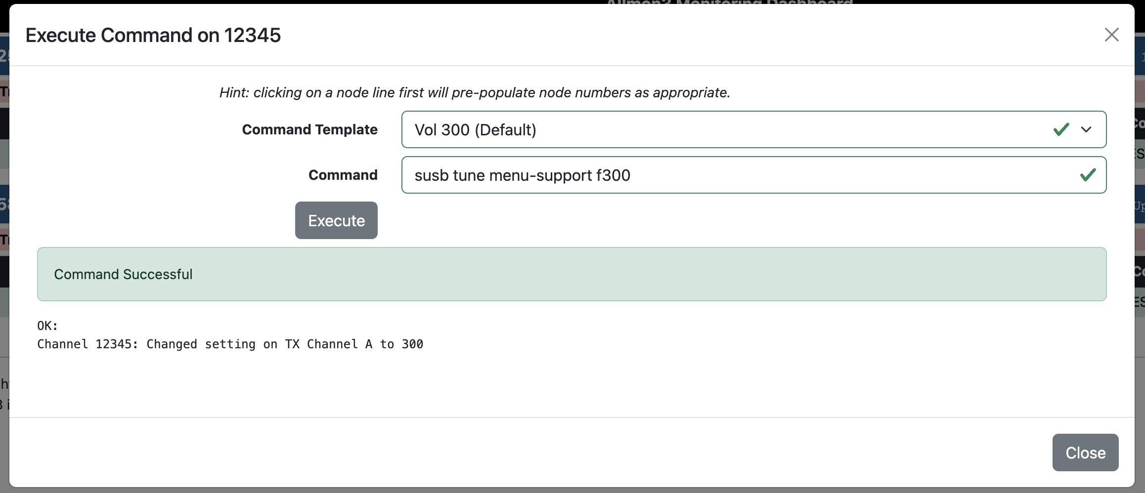 allmon3-volume-commands